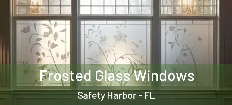 Frosted Glass Windows Safety Harbor - FL